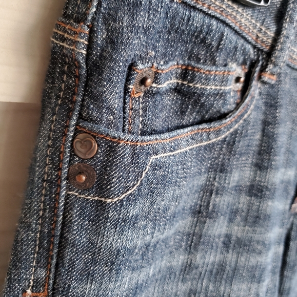 Candie's Dark Wash Denim Bermuda Shorts - Picture 9 of 16